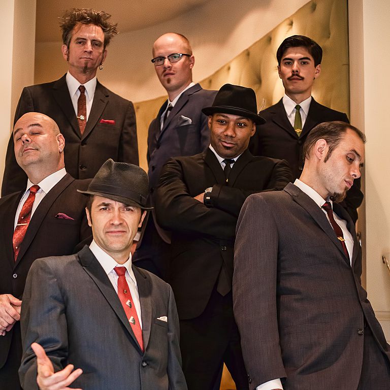 Cherry Poppin' Daddies      The Daddies    In the past few years Cherry Poppin’ Daddies have become the kind of band that you would want to book if you were throwing a soiree at the Gatsby mansion. Penning elegant, lush, pitch perfect arrangements of